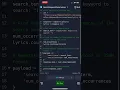 A python script that runs keyword search prints number of matching occurrences from remote source