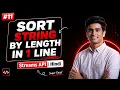 Java Stream API Sort Strings by Length CSwithVK