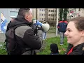 Lagu NVU en Antifa stonden tegenover elkaar bij een protest rond een AZC