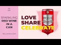 Best Canned Wines: Summer Perfect Sparkling Red Wine 12%ABV from Bella Vino by Bella Principessa