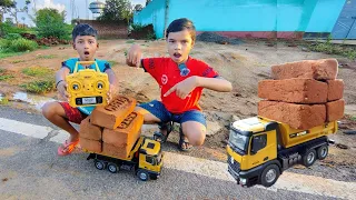 Extreme Test Of My RC Truck 🔥 | 25KG Bricks Loading In My Truck 😱