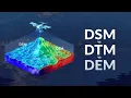 DSM vs DTM vs DEM Explained - Digital Elevation Models Made Easy