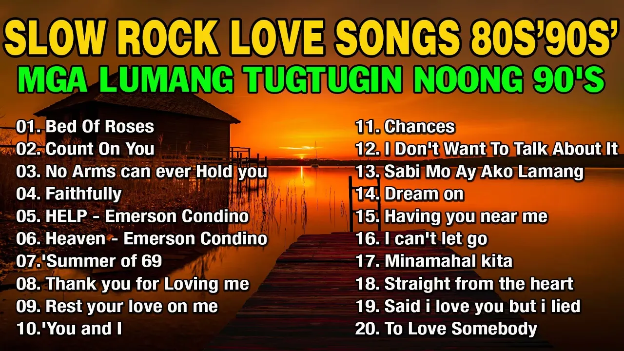 OPM LOVE SONGS TRENDING 2022 💽 NONSTOP SLOW ROCK LOVE SONGS 80S 90S 🌸 MGA LUMANG TUGTUGIN NOONG 90S