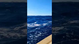 Surfing down waves in Croatia #shorts