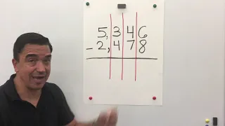 Subtraction 4 Digit Numbers with Regrouping My Growing Brain