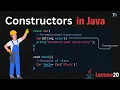 Constructors in Java constructors and methods in java Tutorials for beginners