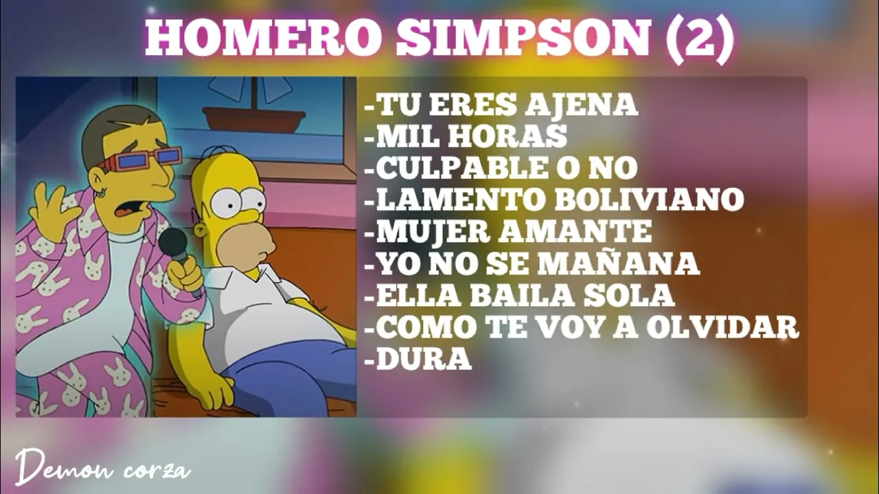 MIX HOMERO SIMPSON (IA) 2 ALBUN