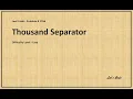 LeetCode ThousandSeparator 1556 JAVA