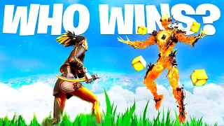 I Made 2 Fortnite BOSSES Meet... Fortnite Mythbusters!