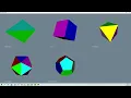 VTK Python Example - PlatonicSolids