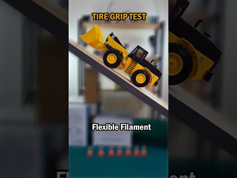 3D PRINTED TPU TIRE GRIP TEST