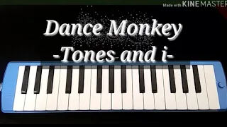 dance monkey tones and i on melodica pianika