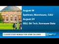 new school year kicks off across Georgia colleges