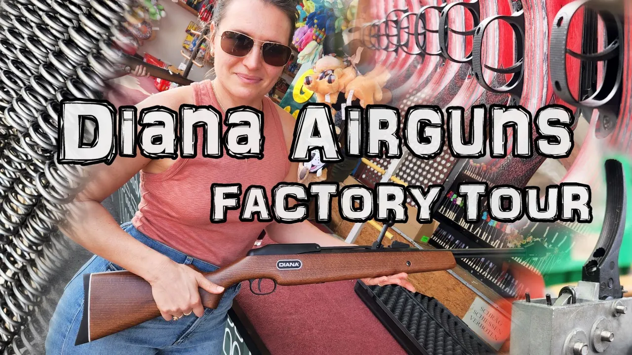 Diana Airguns FACTORY TOUR!! - Pellet Gun & Air Rifle Manufacturing - German Sport Guns/GSG Firearms