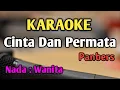 Download Lagu CINTA DAN PERMATA - KARAOKE || NADA WANITA CEWEK || Panbers || Audio HQ || Live Keyboard
