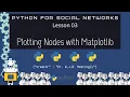 Python for Social Networks 03 Plotting Nodes with Matplotlib