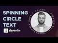 How Make an Animated Circle with Text using Elementor Text Path Widget