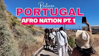 im spinning back afro nation 2025 crazy first day in portim o portugal