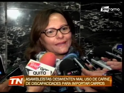 Asambleístas desmienten mal uso de carné de discapacidades para importar carros