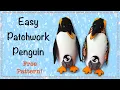 Easy Patchwork Penguin FREE PATTERN Full Tutorial with Lisa Pay
