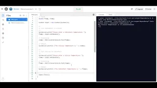 2021-05-06 Java 1 Metric Conversion Library and Tester