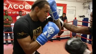 the beast from the east anthony yardes incredible pad workout shows his immense power full 