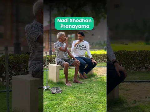 Pranayama in Garden with Uncle Ji🫡🩵