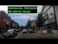 Gresham Oregon 4k Driving Tour