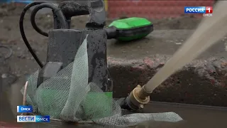 Лужа длиной в несколько сотен метров