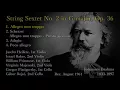 Brahms: String Sextet No. 2, Heifetz & Primrose & Piatigorsky (1961) ブラームス 弦楽六重奏曲第2番 ハイフェッツ