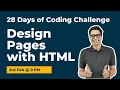 Design WebPage with HTML Coding Challenge Skillnagar Fullstack Bootcamp - Day 3