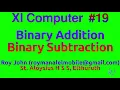 Binary addition and subtraction - 1 computer science applications chapter 2 part 6