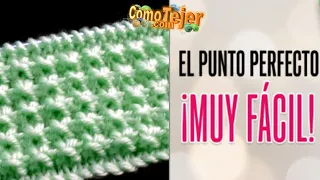 Cómo Tejer ¡No Creerás lo FÁCIL! PUNTICOS en 4 Carreras Conocidas 2 agujas (1951)