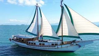 From Breaking Our Mast to Sailing with 4 Sails Again! — Sailing Yabá 266