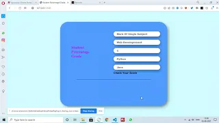Students Percentage Calculator using Javascript very Easy