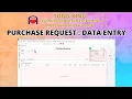 PURCHASE REQUEST DATA ENTRY