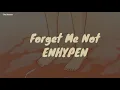 Download Lagu ENHYPEN - Forget Me Not (English Lyrics)