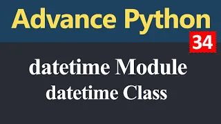 datetime Class in Python Hindi