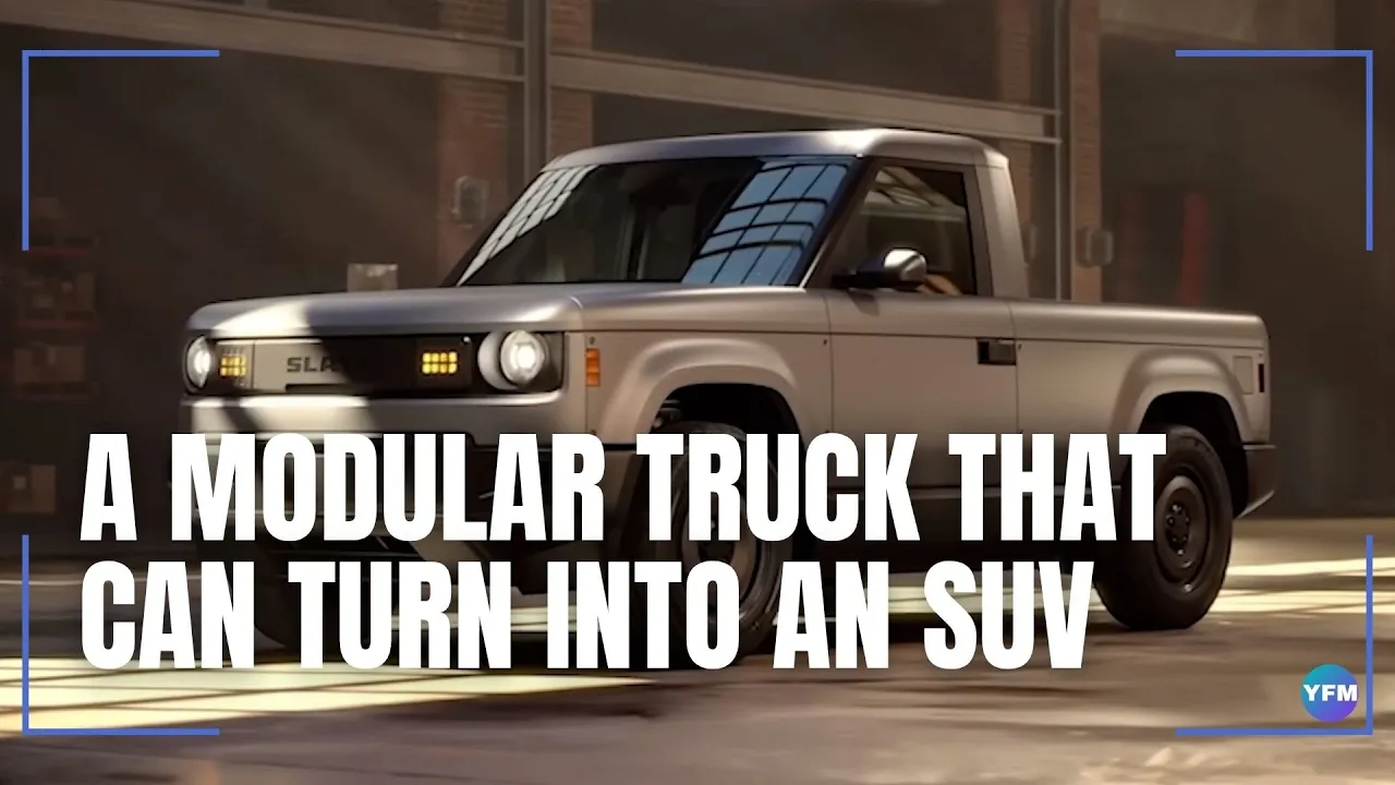 A MODULAR TRUCK THAT CAN TURN INTO AN SUV