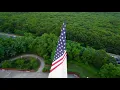 Vietnam Veterans Memorial at Bald Hill Drone Footage Long Island NY