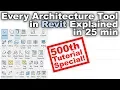 Learn Every Architecture Tool in Revit Tutorial