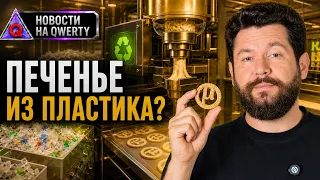 Печенье из отходов и пластика. Квантовый Магнус. Капли восстановления зрения. Новости QWERTY №384