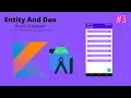 Notes Taking App using Room Database Creating Entity and Doa Android Studio Kotlin