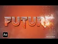 Particle Text Reveal After Effects Tutorial