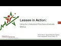 Tutorial Using the Understand-Plan-Solve-Evaluate UPSE Method