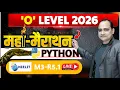 M3-R5 1 PYTHON PROGRAMMING MCQs O LEVEL PROGRAMMING O LEVEL PY