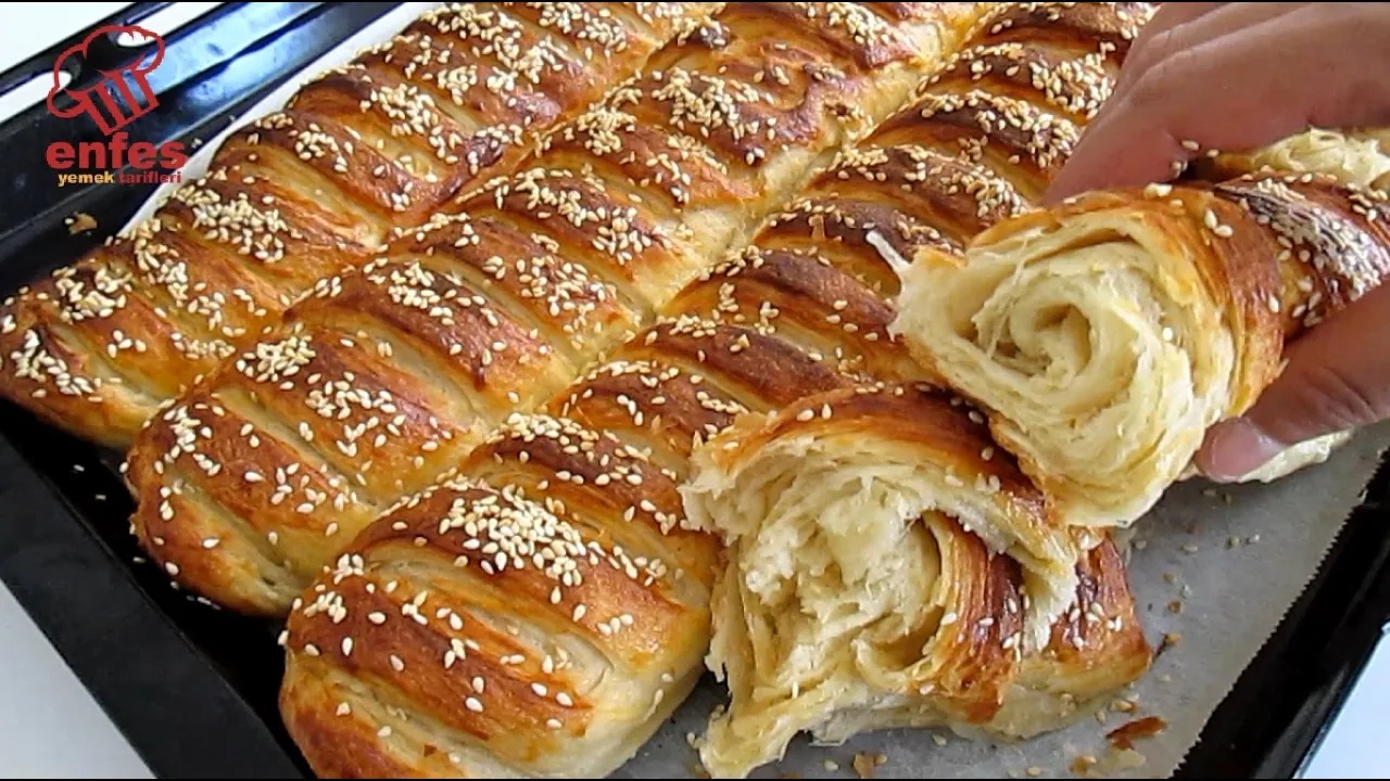 1 BARDAK SÜTLE 📢Böyle KABARAN❗ Şekli MÜTHİŞ  PAMUK  POĞAÇA, ÇÖREK Görmedim💣PARMAKLARA DİKKAT! KOLAY