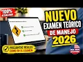 NUEVO Examen de Manejo 2026 en Espanol Preguntas REALES del DMV