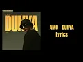AMO - DUNYA [songtext]