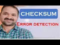 Checksum Error Detection Technique